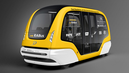 Visualisierung des RABus-Shuttles